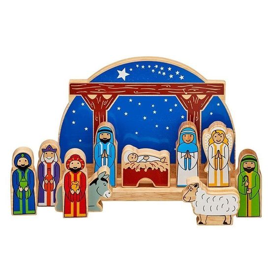 Lanka Kade Fairtrade Wooden Junior Starry Night Nativity For Discount