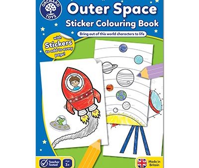 Orchard Toys Colouring and Sticker Book Outer Space Sale