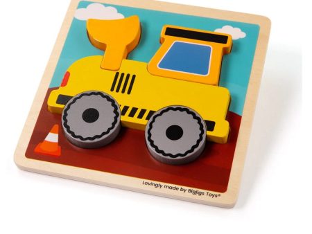 BigJigs Chunky Lift Out digger Puzzle on Sale