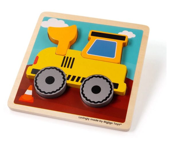 BigJigs Chunky Lift Out digger Puzzle on Sale