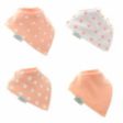 Bandana Dribble Bibs 4 Pack Coral Discount