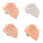 Bandana Dribble Bibs 4 Pack Coral Discount