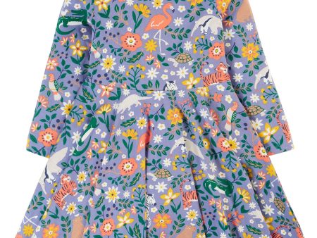 Frugi Sofia Skater Dress Rainforest Friends For Discount