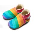 Inch Blue Shoes Rainbow Stripes Supply