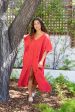 YALALAG HUIPIL CAFTAN    RED Cheap