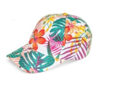 Flower Print Baseball Cap ( 2 colour options) Discount