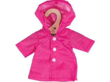 BigJigs Doll s Clothes Pink Raincoat Fashion