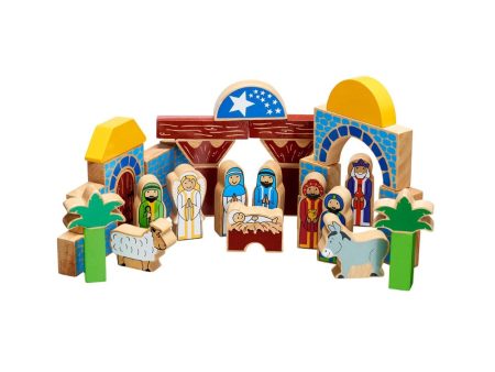 Lanka Kade Fairtrade Wooden Nativity Building Blocks Online Hot Sale