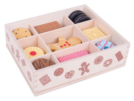 BigJigs Wooden Play Food Biscuit Box Online Hot Sale