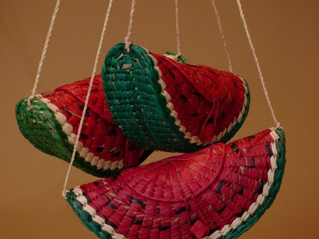 WOVEN WATERMELON BAG Fashion