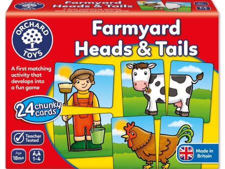 Orchard Toys Farmyard Heads & Tails Game For Cheap