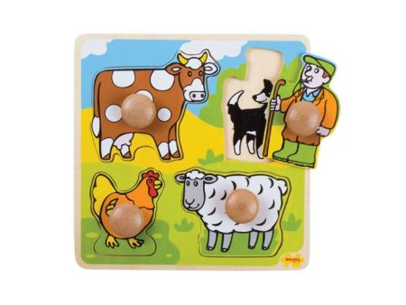 BigJigs My First Peg Puzzle, Farm For Cheap