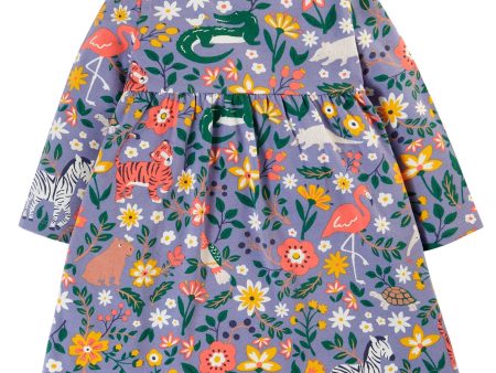 Frugi Dee Dress Rainforest Friends Hot on Sale