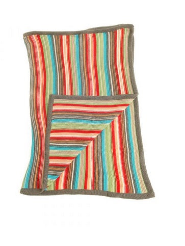 Baby Blanket Colourful Stripes Sale