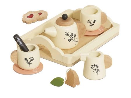 Le Toy Van Wooden Tea Set and Tray Online Sale