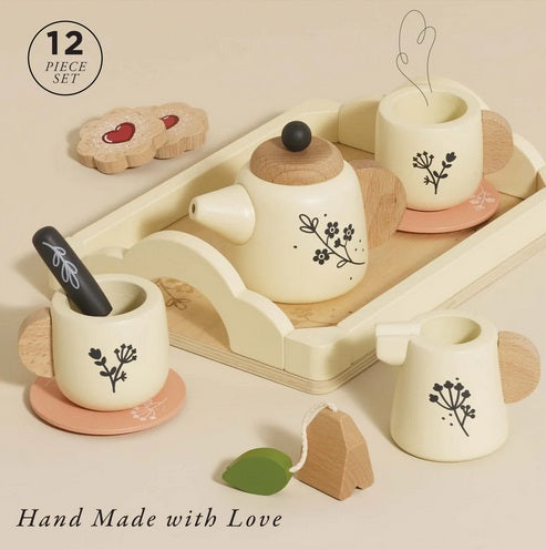 Le Toy Van Wooden Tea Set and Tray Online Sale