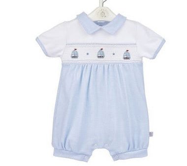 Dandelion Little Sailboat Smocked Romper Sale