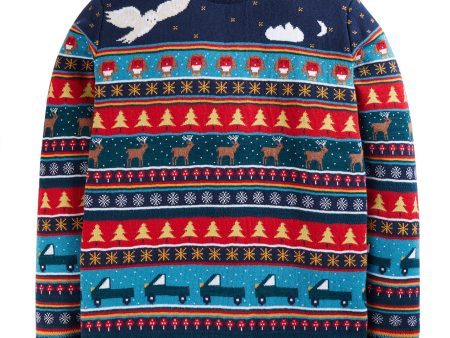 Frugi Forest FairIsle Jumper Christmas Woodland Sale