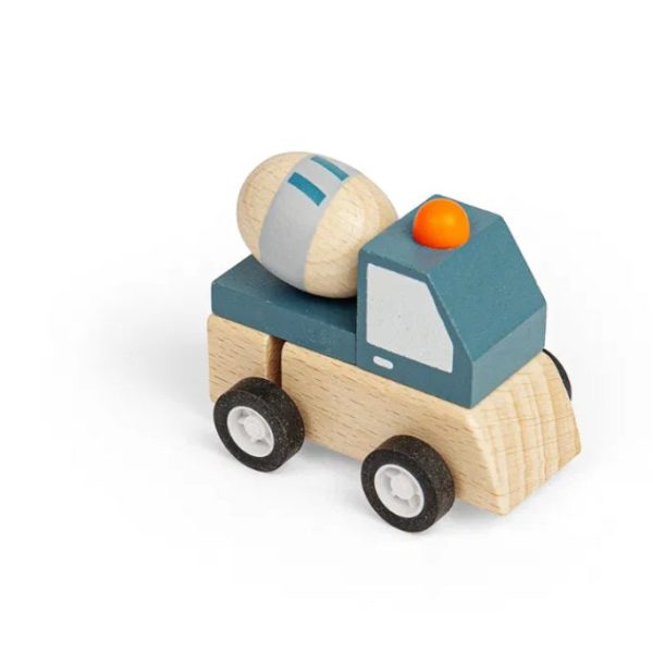 BigJigs Wind Up Truck- Mixer Fashion