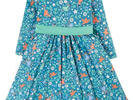 Frugi Party Skater Dress Enchanted Forest Online