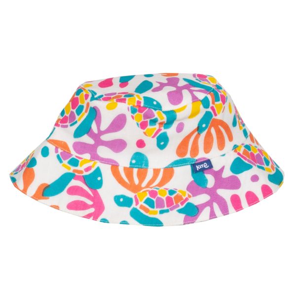 Kite Sea Turtle Sun Hat, Reversible Supply