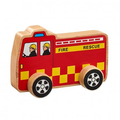 Lanka Kade Fairtrade Wooden Fire Engine Push Along Fashion