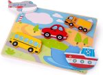 BigJigs Chunky Lift Out Puzzle-Transport Online now