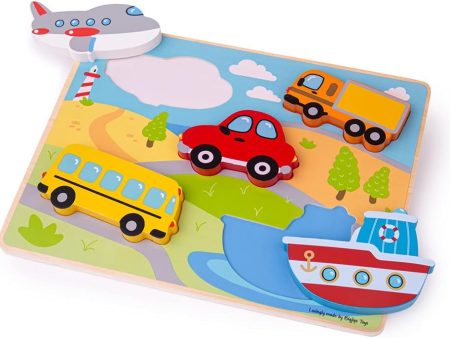 BigJigs Chunky Lift Out Puzzle-Transport Online now