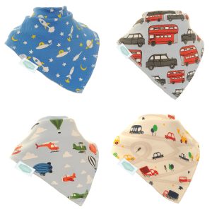 Bandana Dribble Bibs 4 Pack Zoom Hot on Sale