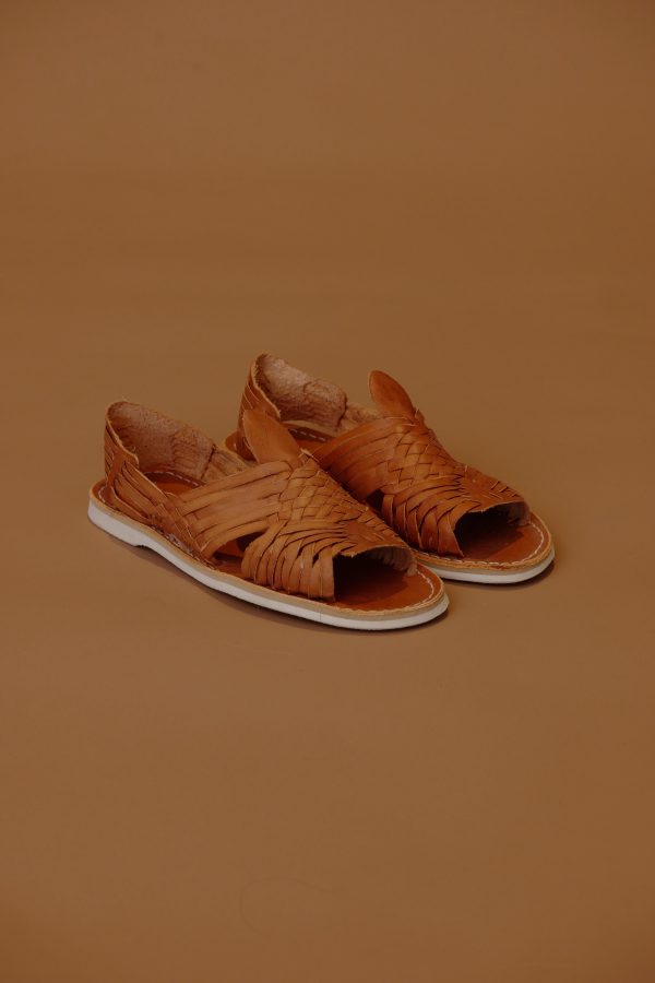 CAMEL LEATHER PACHUCO HUARACHE Discount