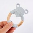 Monty Mouse Teether Grey For Cheap