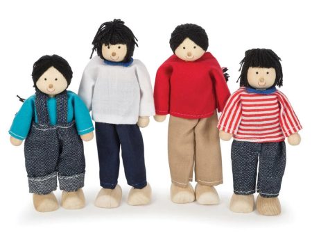 Tidlo Multicultural Dolls - Asian Family on Sale