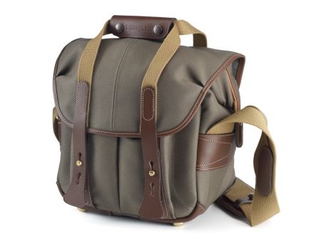 107 Camera Bag - Sage FibreNyte   Chocolate Leather Hot on Sale