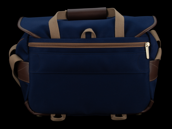 335 MKII Camera Laptop Bag - Navy Canvas   Chocolate Leather For Discount