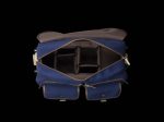 550 Camera Bag - Navy Canvas   Chocolate Leather Sale