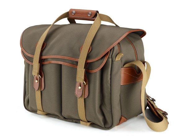 445 Camera Bag - Sage FibreNyte   Tan Leather Discount