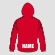 ATHLETICS SA  2024 HOODIE RED BLACK WITH NAME Sale