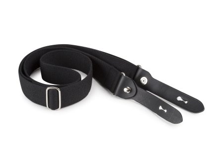 Shoulder Slings - WOT (Black Webbing   Black Leather   Nickel Coated Brass) Online now