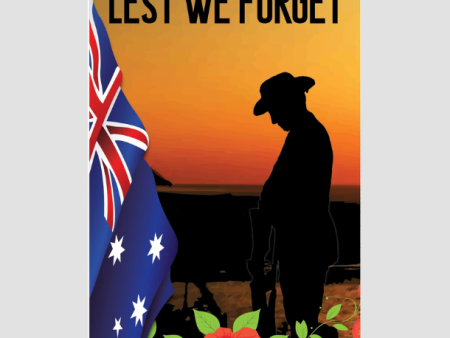 ANZAC DAY VERTICAL BANNER Online Hot Sale