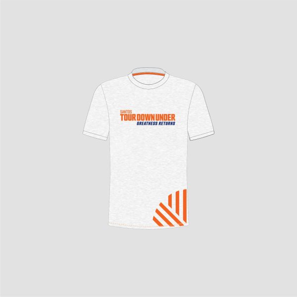 2023 TDU TEE COTTON WHITE MARL Sale