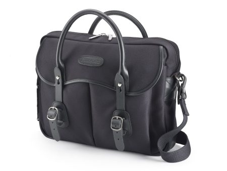 Thomas Briefcase & Laptop Bag - Black FibreNyte   Black Leather Supply