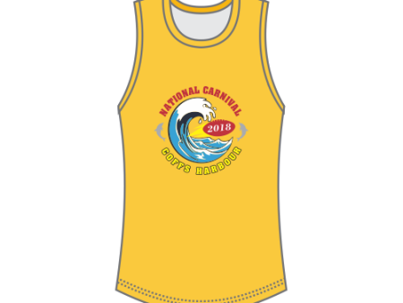 AFL Masters Women s Singlet - Yellow Cheap