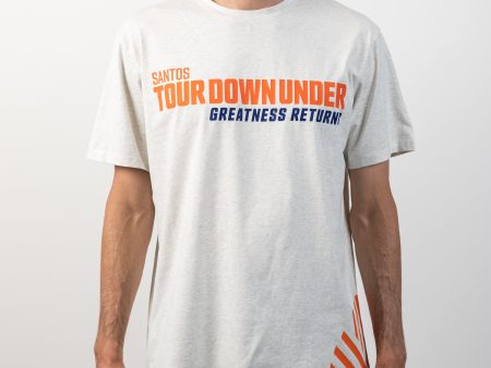 2023 TDU TEE COTTON WHITE MARL Sale