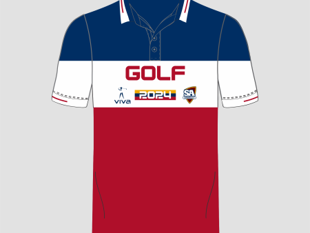 SSSA GOLF EVENT POLO NAVY RED Hot on Sale