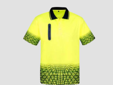 YELLOW NAVY TRACKS HI VIS POLO Online Hot Sale