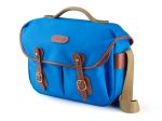 Hadley Pro Camera Bag - Imperial Blue Canvas   Tan leather on Sale