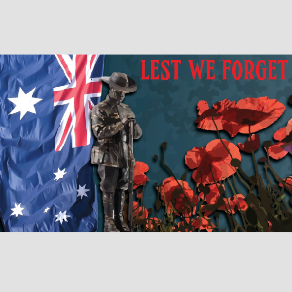 ANZAC DAY HORIZONTAL BANNER FLAG 2 Online