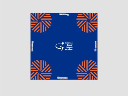 2023 TDU SILK SCARF BLUE Online now