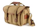 335 Camera Laptop Bag - Khaki Canvas   Tan Leather Sale