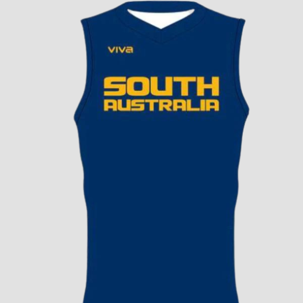 Basketball SA & SA Metro State Team Reversible Training Singlet Fashion